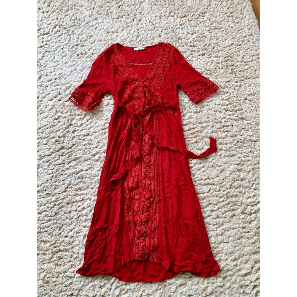 Free People kimono style beachy summer dress